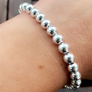 925 Sterling silver ball chain bracelet